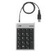 iBUFFALO テンキーボード USB接続 スタンダード Tabキー付 シルバー BSTK03SV
