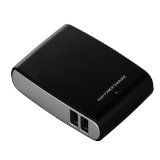 iBUFFALO 【iPadmini,iPad(Retinaディスプレイ),iPhone5,iPhone4S動作確認済】 USB充電器2A対応 iPad/iPhone急速充電対応2ポート ブラック BSIPA08BK