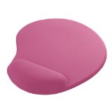 iBUFFALO マウスパッド リストレスト一体型 低反発タイプ ピンク BSPD11PK