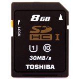 東芝 SDHCカード class10 UHS-1 8GB [SD-K008GR7AR30] (海外パッケージ品) [PC]